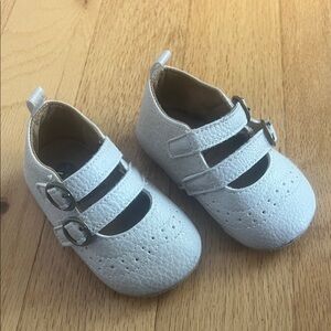 Tan Color Baby Girl Shoes with Buckle Straps